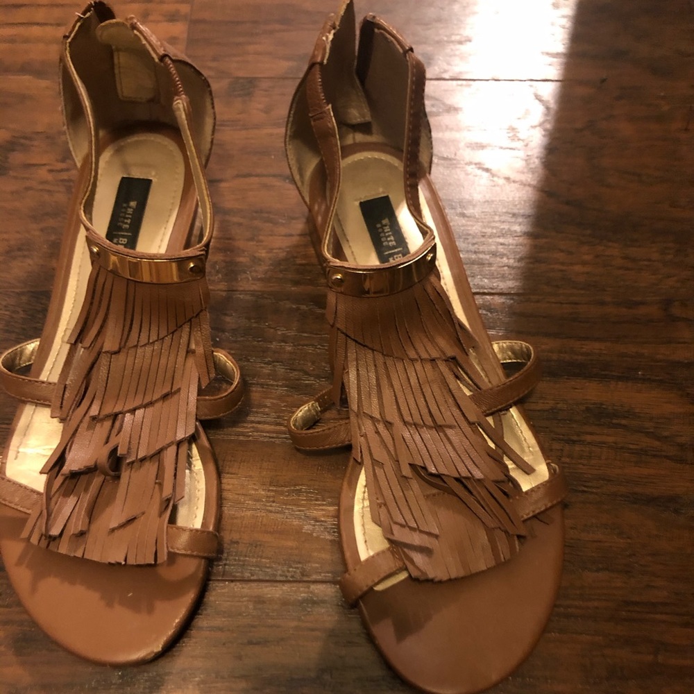 White House Black Market tassel sandals